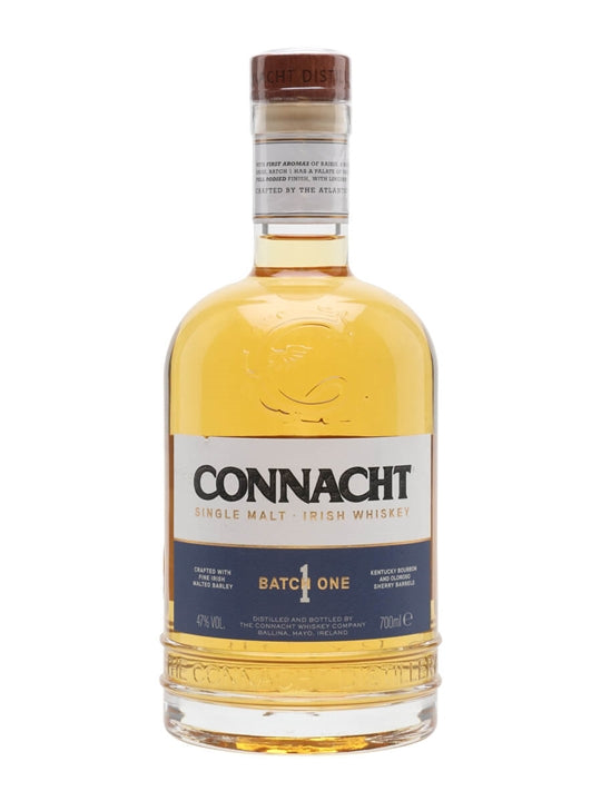Connacht Batch One Irish Single Malt Whiskey 700ml