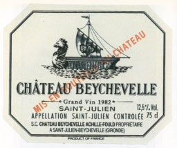 1982 Chateau Beychevelle St. Julien