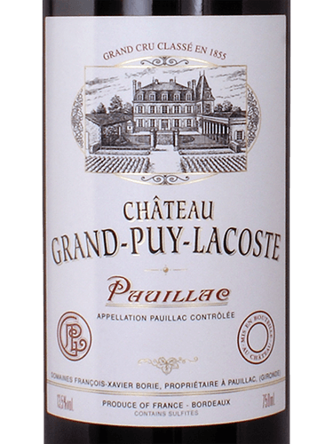 1982 Chateau Grand Puy Lacoste - Pauillac