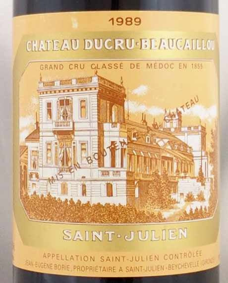 1989 Chateau Ducru Beaucaillou - St. Julien