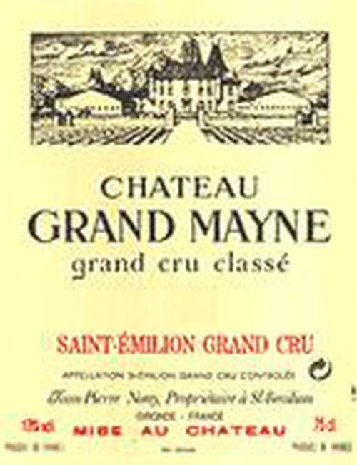 1990 Chateau Grand Mayne St. Emilion (750ml)