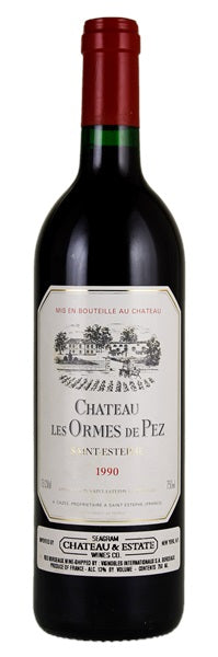 1990 Chateau Les Ormes De Pez - St. Estephe