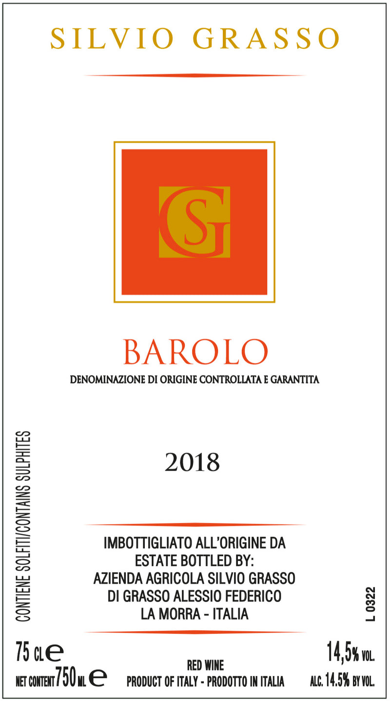 2018 Silvio Grasso - Barolo