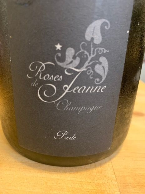2017 Roses de Jeanne - Champagne Blanc de Noirs La Presle