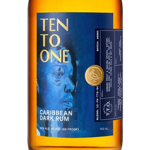 Ten To One Black History Month Artist Edition Rum 750ml