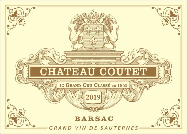 2019 Chateau Coutet - Sauternes