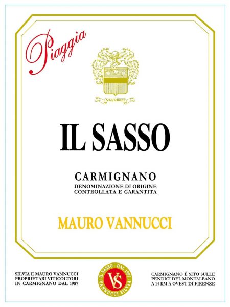 2020 Piaggia - Carmignano DOCG Il Sasso