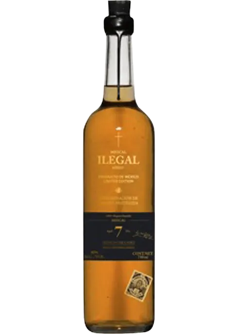 Ilegal 7 yr Frech Oak Cask  Anejo Mezcal 750ml