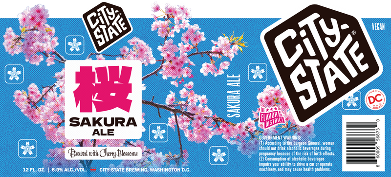 City-State Brewing - Sakura Cherry Blossom Ale 6pk