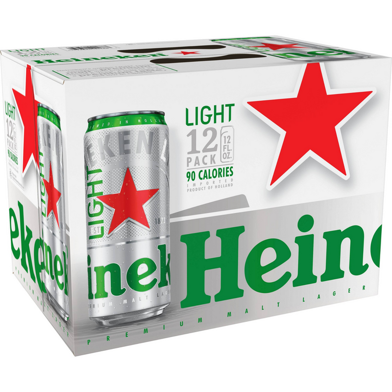 Heineken - Light Lager cans 12pk