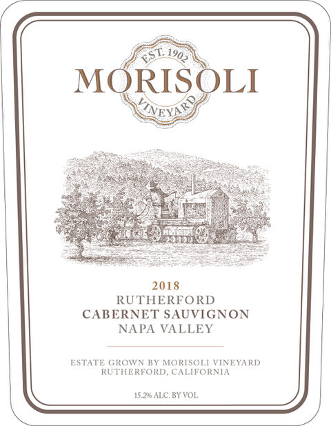 2018 Morisoli - Cabernet Sauvignon Rutherford