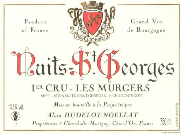 2021 Alain Hudelot-Noellat - Nuits St. Georges Murgers