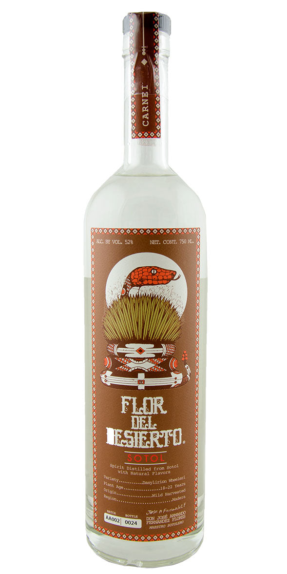 Flor del Desierto "Carnei" Sotol Tequila 750ml