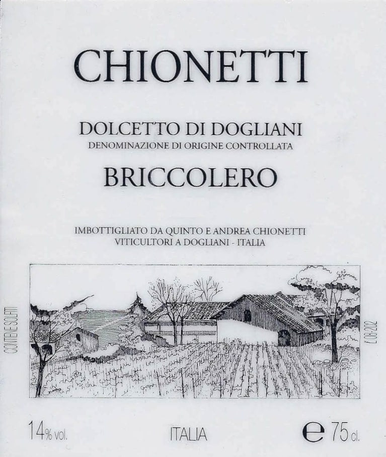 2018 Chionetti - Dogliani DOCG Dolcetto Briccolero