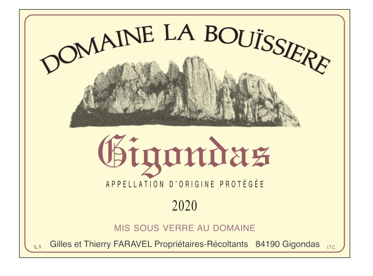 2020 Bouissiere - Gigondas