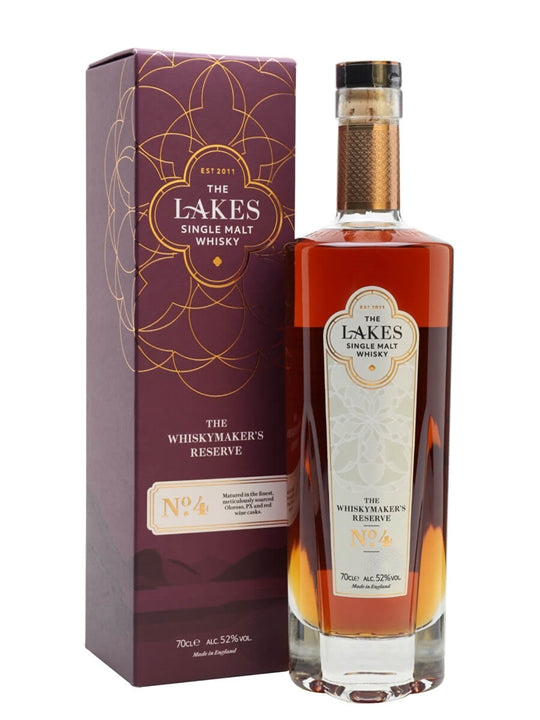 The Lakes Whiskymakers Reserve No4 Single Malt Whiskey 750ml