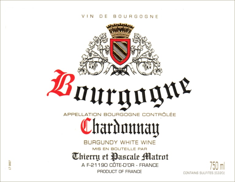 2020 Thierry Matrot - Bourgogne Blanc