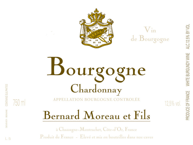 2020 Bernard Moreau - Bourgogne Blanc
