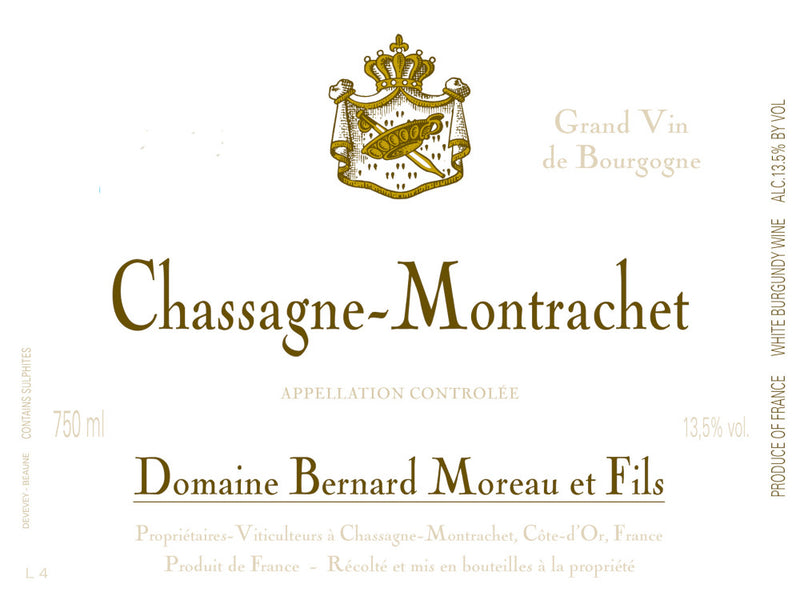 2020 Bernard Moreau - Chassagne Montrachet