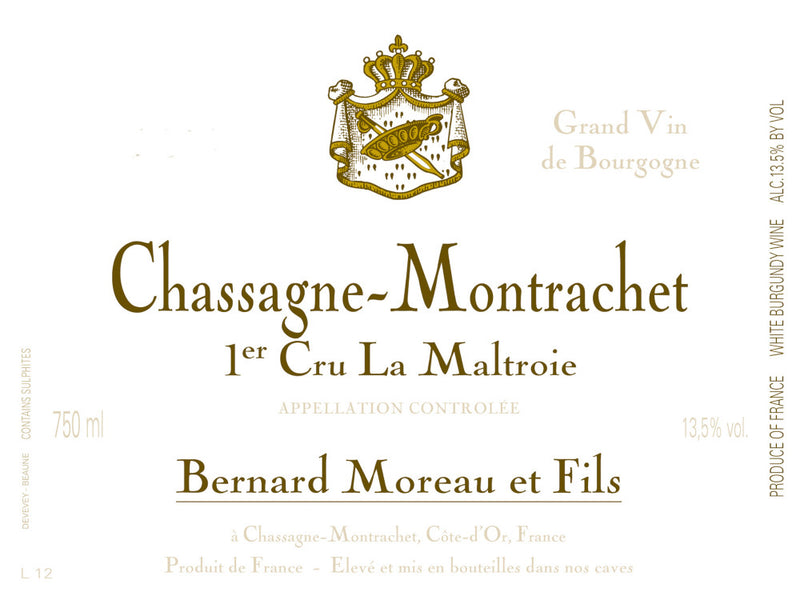 2020 Bernard Moreau - Chassagne Montrachet Maltroie