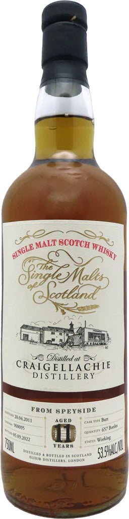Craigellachie Single Malt Of Scotland 11 yr Distilled 2011 Whiskey 750ml