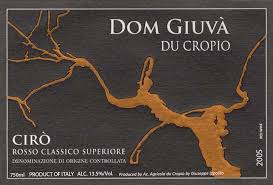 2016 Du Cropio - Ciro Rosso Classico Dom Giuva