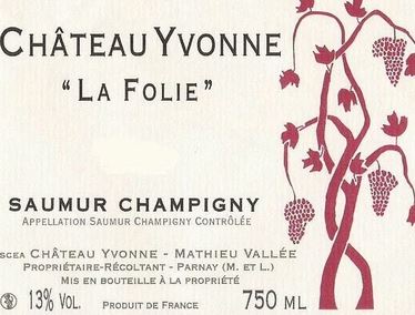 2021 Ch Yvonne - Saumur-Champigny La Folie