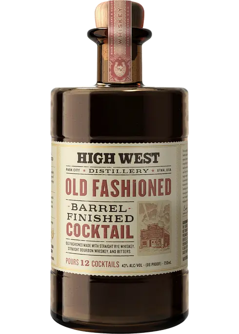 High West Old Fashioned Barrel Finished Cocktail Whiskey 750ml
