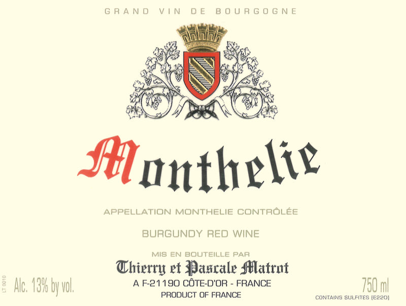 2020 Thierry Matrot - Monthelie