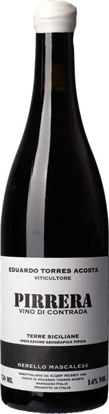2020 Acosta, Eduardo Torres - Terre Siciliane Rosso IGT Contrada Pirrera