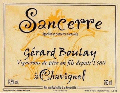 2022 Boulay, Gerard Sancerre a Chavignol