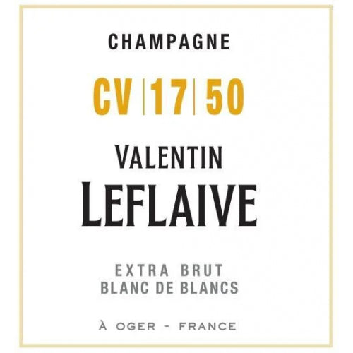 NV Valentin Leflaive - Extra Brut Blanc de Blancs CV1750