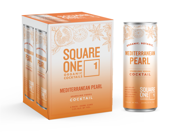 Square One Organic Cocktail Mediterranean Pear 4pk