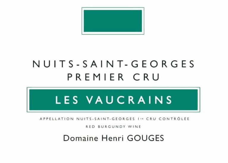 2020 Henri Gouges - Nuits St. Georges Vaucrains