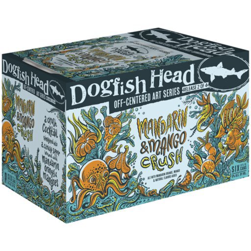 Dogfish Head - Mandarin & Mango Crush FruitAle 6pk