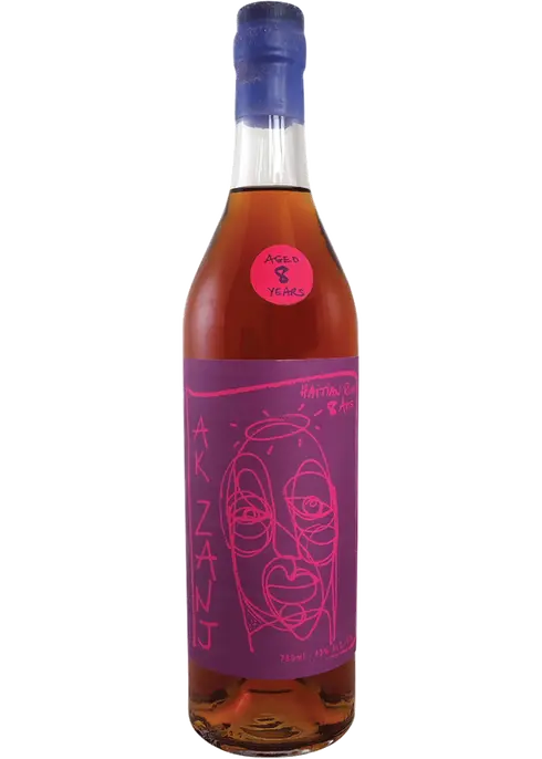 Ak Zanj 'With Angels' 8 yr French Oak Barrels Dark Rum 750ml