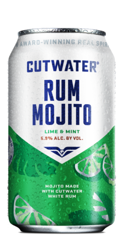 Cutwater Rum Mojito RTD Cocktail 4pk can