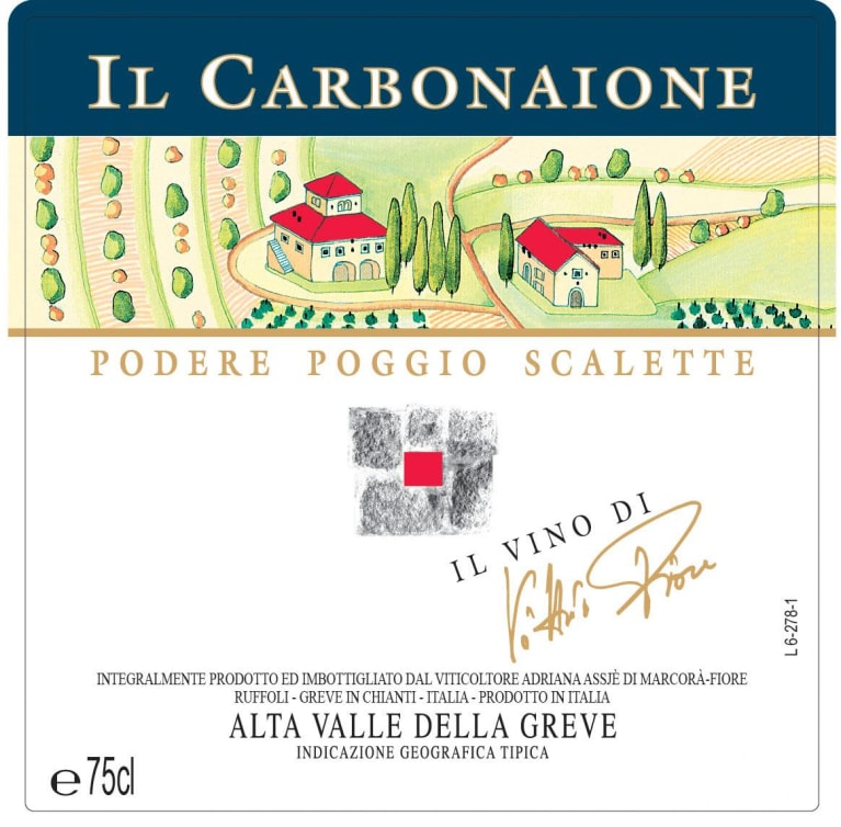 2019 Poggio Scalette - Toscana Rosso IGT Il Carbonaione Super Tuscan