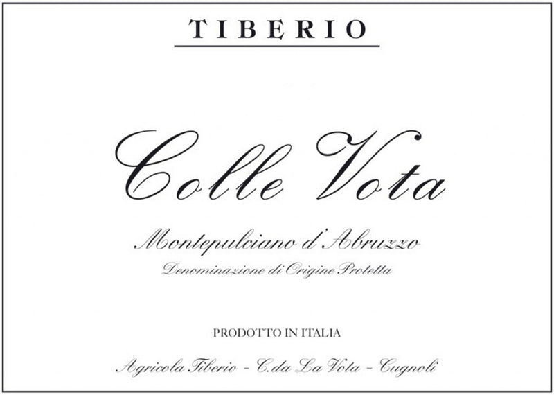 2019 Tiberio - Montepulciano d'Abruzzo Colle Vota