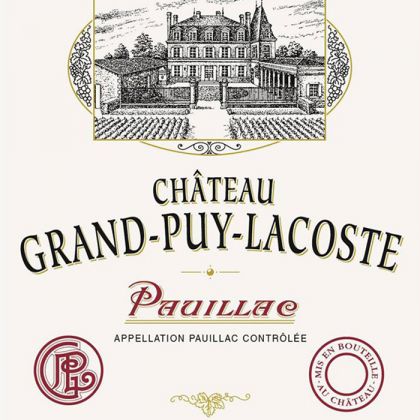 2022 Chateau Grand Puy Lacoste - Pauillac HALF BOTTLE  (Future ETA 2025) (375ml)
