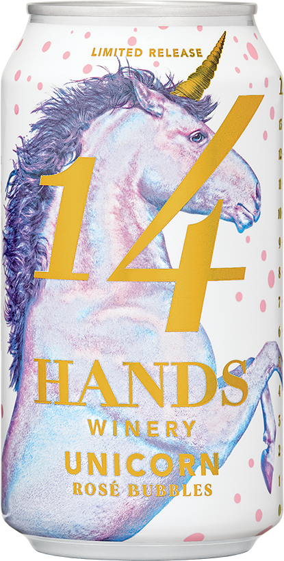 nv 14 Hands Rose Bubbles Unicorn