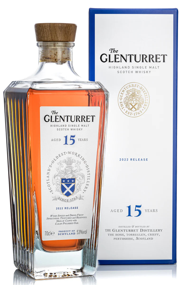 Glenturret 15 yr 2022 Release Single Malt Whiskey 750ml