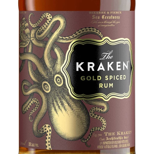 Kraken Gold Spiced Rum 750ml