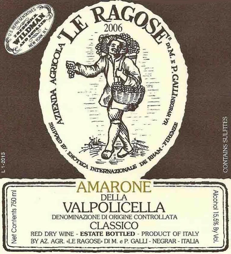 2010 Le Ragose - Amarone della Valpolicella