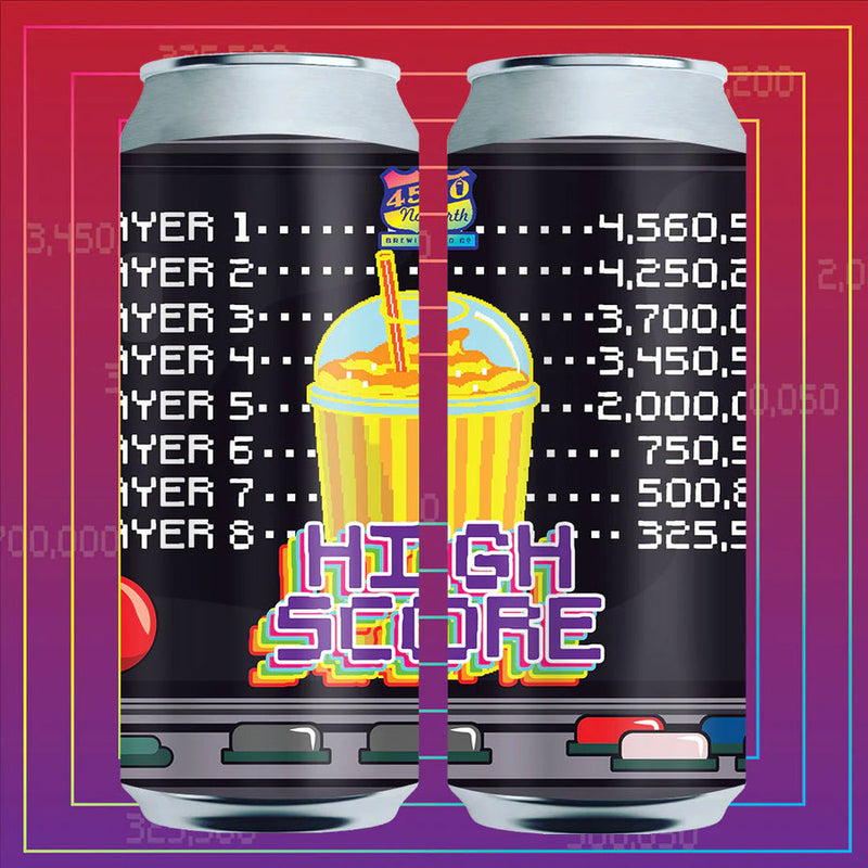 450 North High Score Slushy XXXL Sour Smoothie 4pk