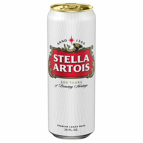 Stella Artois Lager 25oz Single Can
