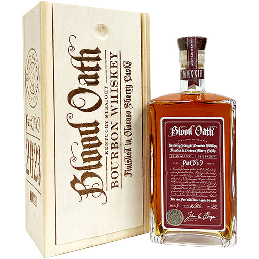 Blood Oath Pact No. 9 Kentucky Straight Bourbon Whiskey 750ml