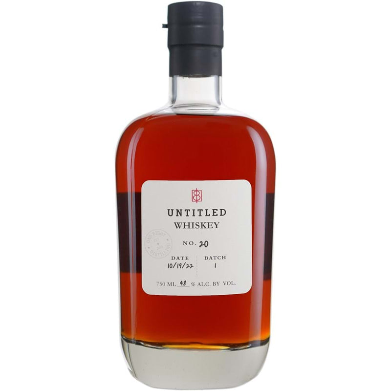 One Eight Untitled  #20 Batch Bourbon Whiskey 750ml