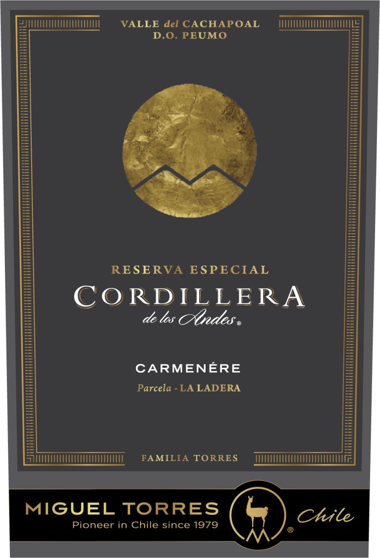 2020 Miguel Torres - Carmenere  Cordillera
