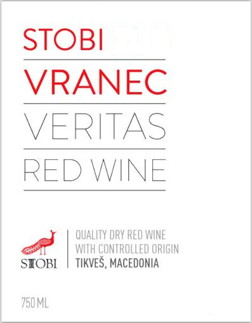 2016 Stobi Veritas Vranec Tikves